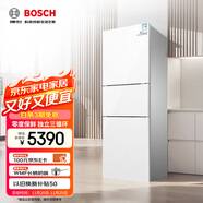 博世（BOSCH） 274升 三門(mén)冰箱小型電冰箱混冷無(wú)霜維他保鮮玻璃面板（白色）KKU28S20TI