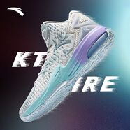 安踏KT3 Team籃球鞋男士冬季水泥克星耐磨彈力膠減震外場(chǎng)實(shí)戰運動(dòng)鞋子 【KT3中高幫】沙?；?霧灰-1 42