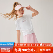 斯凱奇（Skechers）兒童夏季涼感運動(dòng)套裝男女童透氣速干短袖短褲套裝 色_0019_女童【運動(dòng)不悶汗】】 160 cm