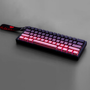 Wootingwooting鍵盤(pán)60HE+ pcb wooting滿(mǎn)改80he磁軸客制化七夕送男友女友 Wooting滿(mǎn)改【黑粉漸變】