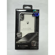 Switcheasy魚(yú)骨手機殼iPhone xsmax保護套鋼化玻璃 金屬+tpu軟邊 銀色9H玻璃-1014 iPhoneXSMax