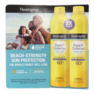 健康館美國直郵 Neutrogena防曬乳霜面部身體女清爽便攜男/SPF55 480g 防曬噴霧 SPF60