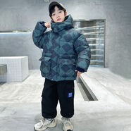 未來(lái)之星（FUTURE STAR）男童冬裝羽絨棉服2025新款加厚棉衣冬季抓絨衣棉襖秋冬款外套潮 藍色 120