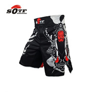 大團小圓玫瑰花瓣武士綜合格斗拳擊運動(dòng)MMA短褲自由搏擊UFC健身泰拳升級款 SO2 M