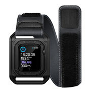 原裝適用牧行者iwatch9表帶可調節SE運動(dòng)臂帶蘋(píng)果S8手表4/5/6/7代 黑色 適合iwatch 44-45MM【S9可用】（1