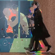 班貝智神探夏洛克周邊手辦二次元福華倫敦夫夫亞克力卡通立牌擺件裝飾 神探夏洛克周邊-2個(gè)