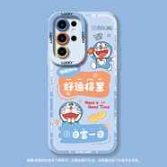 順璨哆啦A夢適用三星S24手機(jī)殼新款Galaxys23+軟套a54卡通5g液態(tài)硅膠s22ultra防摔a &【Y903好運將至-遠(yuǎn)峰藍(lán)】瞳眼液態(tài) 三星Galaxy S23 Ultra