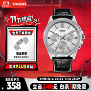 卡西歐（CASIO）手表男士運(yùn)動考試石英學(xué)生日韓腕表送男友禮物MTP-1375L-7A