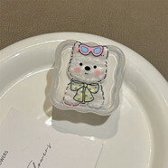 中掌柜西高地蘋(píng)果35w充電器保護套適用iPhone16數據線(xiàn)防折斷1514快充殼 波浪透明[領(lǐng)結西高地]單殼 蘋(píng)果35w橫版雙孔/1m