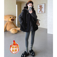 苒祺祺孕婦裝秋冬季2025新款時(shí)尚長(cháng)袖針織毛衣洋氣馬甲寬松孕婦套裝冬裝 灰色毛衣+黑色馬甲（套裝） XXL