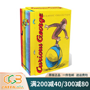 英文原版 Curious George 好奇猴喬治 32個(gè)故事大合輯 汪培珽書(shū)單推薦第3階段 綠山墻 預售 精裝禮盒裝7冊 綠山墻圖書(shū)