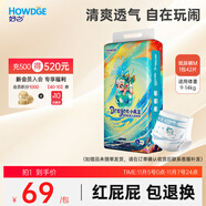 好之（Howdge）【品牌直供 安心品質(zhì)】小龍王紙尿褲天然乳木果精華尿不濕L碼42片
