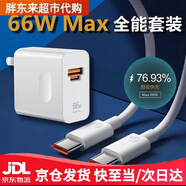 胖東來手機通用適配數(shù)據(jù)線雙typec100W充電器Pura70快充100W充電線Turbo 66W套裝快充頭+雙C快充線 1m