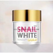 White Feather泰國snail white蝸牛霜面霜滋潤保濕補水修復蝸牛原液50ML 面霜金色一瓶 50g