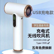 POREE飛科吹風(fēng)機德國品質(zhì)無(wú)線(xiàn)吹風(fēng)機電吹風(fēng)不插電充電式宿舍用學(xué)生冷熱風(fēng)旅行 基礎款-無(wú)線(xiàn)冷風(fēng)/插電熱風(fēng)