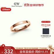 丹尼爾惠靈頓（DanielWellington）dw戒指女 經(jīng)典系列戒指男女同款 玫瑰金54號 生日禮物送女友