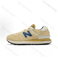 NEW BALANCE574系列覆古舒適運動休閑鞋男款黑色U574LGRA官方旗艦正品 黃色U574LGOB 37