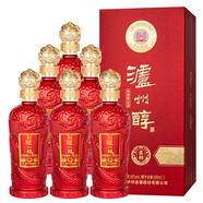 瀘州老窖瀘州醇 柔和 濃香型白酒 42度 500ml*6瓶 整箱 婚宴送禮