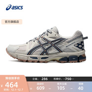 亞瑟士ASICS女鞋舒適透氣運動(dòng)鞋越野跑鞋穩定耐磨跑步鞋 GEL-KAHANA 8 灰色/藍色 36