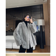 喬箐皮草馬甲女款狐貍短毛2025年最新款進(jìn)口整貂水貂皮馬甲年輕貂皮大 藍寶石(衣長(cháng)66) S適合80-100斤 均碼