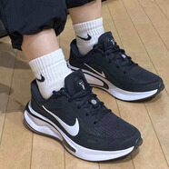 耐克（NIKE）女鞋休閑鞋輕便 透氣 旅游鞋 舒適款運動(dòng)鞋Journey Run減震跑步鞋 FJ7765-001 37.5