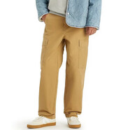 李維斯（Levi's）男士褲子休閑工裝褲寬松版型直筒褲Straight Leg國(guó)際品牌美國(guó)進(jìn)口 British Khaki 卡其棕色 30 腰圍/褲長(zhǎng)32