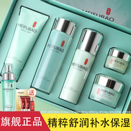 美膚寶套裝精粹舒潤補水保濕滋潤改善毛孔調節水油平衡護膚品化妝品禮盒 舒潤五件套禮盒（潔面+水+乳+霜+眼霜）+精華