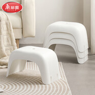 美麗雅小凳子家用塑料小板凳加厚防滑兒童矮凳浴室馬桶凳換鞋踩腳凳
