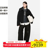 Acne StudiosFW25女士黑色羊毛高領(lǐng)外套A90661-900 34