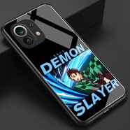 好機友適用小米11Ultra玻璃手機殼10Pro至尊CC9E保護套8SE/6X全包5S防摔Plus軟Note3薄2/Play鬼滅刃定制 -683鬼滅之刃 小米 10 至尊紀念版