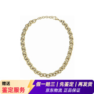 Calvin Klein項鏈女CK毛衣鏈女士項鏈輕奢簡(jiǎn)約百搭閨蜜款送女友禮物 淺金色粗鏈KJALJN100200