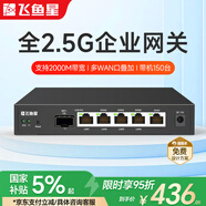 飛魚(yú)星企業(yè) 多WAN全2.5G端口路由器行為管理帶寬疊加內置AC帶機150臺 NAS 貓棒適用VE1220XE