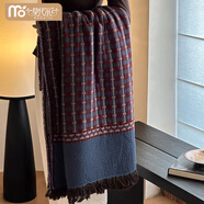 莫代爾中式復古老錢(qián)風(fēng)全棉紗布毯覆古感沙發(fā)巾展廳裝飾床上毯子蓬松透氣 方茴 140x190cm