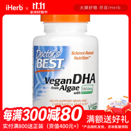 Doctor's best 全素食藻類 DHA 素食軟凝膠，含 Life's DHA，200 60單位48309