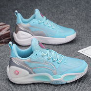 LI NING李寧同款閃擊10櫻花粉冰河藍聯(lián)名LPL10周年籃球鞋兒童學(xué)生實(shí)戰運 8832_閃擊9td【水藍色】收藏關(guān)注送長(cháng)襪手環(huán) 37