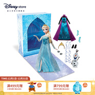 迪士尼（Disney）故事書(shū)玩偶套裝系列艾莎安娜愛(ài)麗絲關(guān)節可動(dòng)娃娃送女孩圣誕禮物 艾莎故事書(shū)玩偶套裝