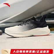 安踏（ANTA）毒刺5男鞋緩震跑鞋2025秋季新款抓地防滑運動(dòng)鞋跑步鞋 象牙白/黑-9 39