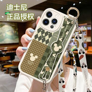 宏朗迪士尼授權適用蘋(píng)果15手機殼13米promax奇14妮16華為11潮pura70簡(jiǎn)約nova11保護套斜挎15pro可背P50 古董白-滿(mǎn)格子米奇 iPhone8Plus