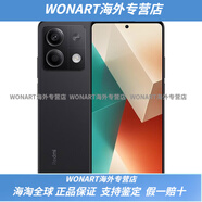 小米/ Redmi Note 13 5G手機 紅米海外國際版Note13PRO版送女友男友 子夜黑 5G全網(wǎng)通官方標配6GB+128GB中國大陸
