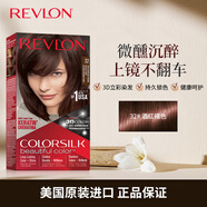 露華濃染發(fā)劑130ml酒紅褐32#染發(fā)膏不傷發(fā)可蓋白鎖色送長(cháng)輩