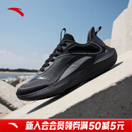 安踏（ANTA）【毒刺】男鞋運動(dòng)鞋冬網(wǎng)面透氣輕便減震短跑步鞋子 碳灰/黑-1 40 (250mm)