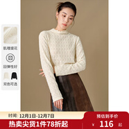 獨束大碼女裝24秋冬新款肌理感蕾絲打底衫微胖mm時(shí)尚百搭顯瘦小衫 云朵白 M (尺碼：1)