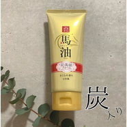 萬(wàn)寧（mannings）日本Lishan驪山馬油木炭洗面潔面乳櫻花香Horse Oil Face Wash 木炭潔面乳(櫻花香)130g吸皮脂毛