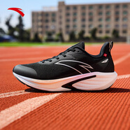 安踏（ANTA）火箭7代防潑水跑鞋女防滑減震跑步鞋女秋季耐磨運動(dòng)鞋122545581 基礎黑/銀色-11 40 (女8.5)