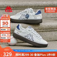 卡帕（Kappa）官方背靠背男鞋厚底運動板鞋子男秋季新款增高小白鞋 藍(lán)色 42