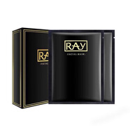 RAY ray泰國蠶絲面膜補水美百收縮毛孔保濕控油祛痘提亮一盒10片 黑1盒