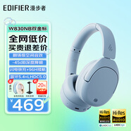 漫步者（EDIFIER）W830NB主動(dòng)降噪頭戴式無(wú)線(xiàn)藍牙耳機雙金標升級版HiFi游戲跑步長(cháng)續航高音質(zhì)耳麥禮物 星輝藍+彩色耳機包 365天質(zhì)保無(wú)憂(yōu)