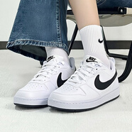耐克（NIKE）女鞋COURT低幫板鞋2025秋冬季新款透氣經(jīng)典休閑鞋運動(dòng)鞋小白鞋 白色黑DV5456-104 36
