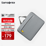 新秀麗（Samsonite）電腦包手提單肩16英寸男女大容量華為商務(wù)筆記本包公文包輕薄