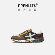 PREMIATA男鞋美式復(fù)古休閑鞋輕奢反絨皮運(yùn)動鞋潮87114 深藍(lán) 87114 41